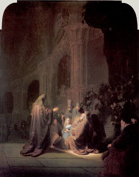 Presentation of Jesus at the Temple, by Rembrandt van Rijn
