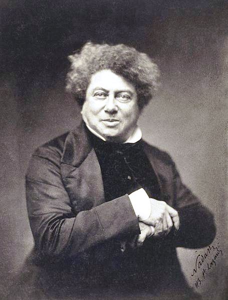 Alexandre Dumas, père, by Nadar