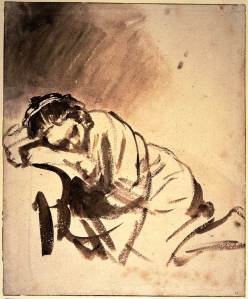 Hendrickje Sleeping, by Rembrandt