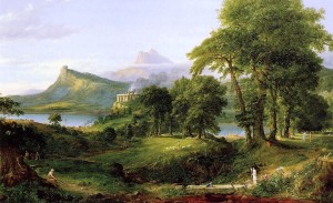 The Course of Empire, Arcadian or Pastoral State, by Thomas Cole