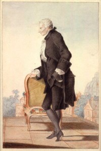 Laurence Sterne, by Louis de Carmontelle, c. 1762 (Photo credit: Wikipedia)