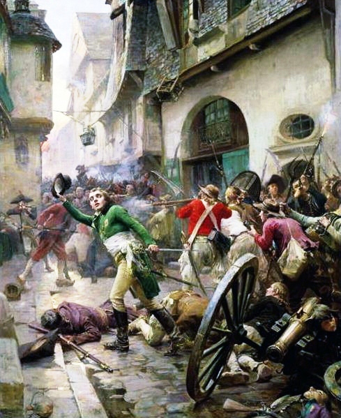 Henri de La Rochejaquelein fighting at Cholet, 17 Octobre 1793, by Paul-Émile Boutigny
