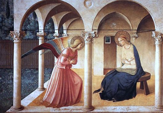 The Annunciation, Fra Angelico, 1437-46 (Photo Credit: Wikipedia)