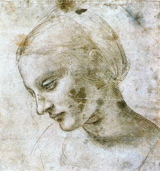 800px-Leonardo_da_Vinci_-_study_of_a_woman's_head